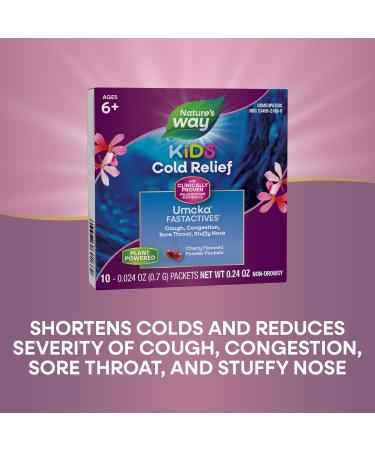 Nature's Way Umcka ColdCare Children's Cherry FastActives 10 Count (Packaging May Vary) - Buy Online on GoSupps.com