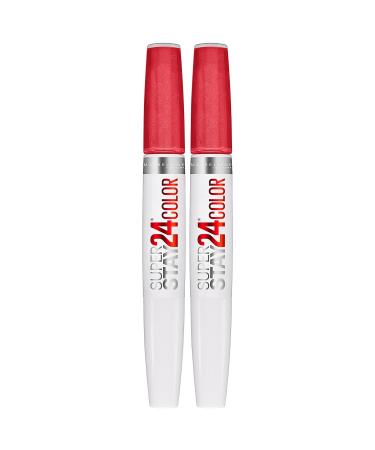 Maybelline SuperStay 24 Hour Liquid Lipstick in Continuous Coral - 2 Pack - Buy Online on GoSupps.com