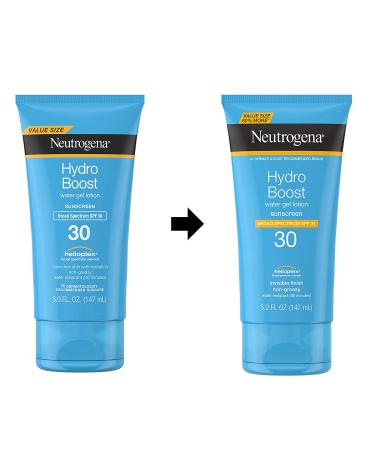 Neutrogena Hydro Boost Water Gel SPF 30 Sunscreen Lotion - 5 fl. Oz - Buy Online on GoSupps.com