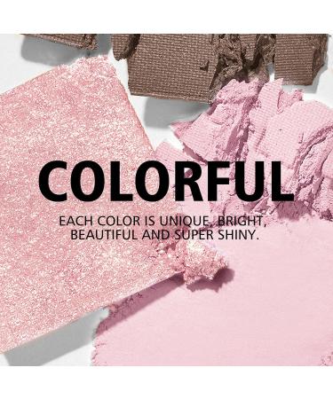 KYDA 9 Colors Warm Tone Eyeshadow Palette - High Pigment Matte & Sparkling Shades for Daily Bright Eyes Makeup - Buy Online on GoSupps.com