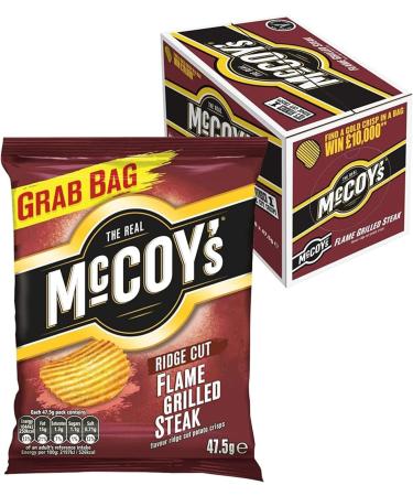 McCoy's Crisps Selection Pick Any 3 Cases of 36x45g for Any Flavours of Your Choosing - Includes 7 Varieties of Crunchy Potato Crisps Perfect for Snacking - Buy Online on GoSupps.com