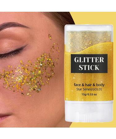  Generisch Glitter Pen Body Glitter Pen Festival Makeup Holographic Glitter Pen Face Body Hair Eye Glitter Pen Glitter Makeup for Women - Buy Online on GoSupps.com