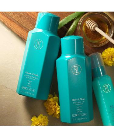 TPH by Taraji Make it Rain Conditioner | Hydrating & Strengthening Formula with Aloe, Avocado Oil, & Moringa Oil | For All Hair Types | Vegan & Sulfate-Free - 12 fl. oz - Buy Online on GoSupps.com