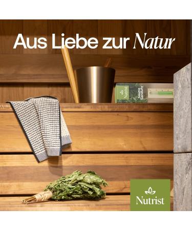 Nuttrist Sauna Hourglass - 15 Min Timer | Eco-Friendly Sand & Stainless Steel - Premium Heat Resistant Glass Sauna Tube Accessories - Buy Online on GoSupps.com