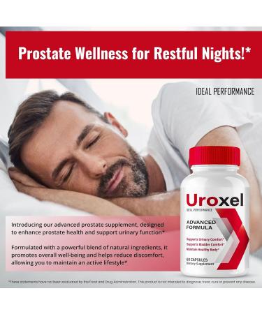 Uroxel Capsules Advanced Uroxel Prostate Health Supplements - Bladder Comfort & Daily Urinary Support -Maximum Strength for Daily Wellness & Comfort All Natural Support Uroxel Reviews (5 Pack) - Buy Online on GoSupps.com