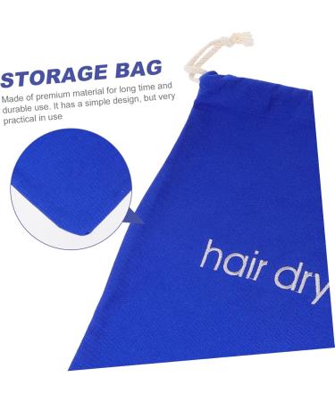 LALADEFIEE 1pc Hair Dryer Storage Bag Blow Dryer Carrying Bag Packaging Bag Make up Organizer Bag Canvas Blue 33.00X30.00X0.50CM Blue - Buy Online on GoSupps.com