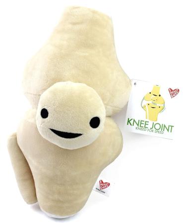 I Heart Guts Knee Joint Plush Toy - Kneed for Speed Stuffed Pillow Gift for Surgery Recovery Perfect for Doctors & Physical Therapists - Buy Online on GoSupps.com