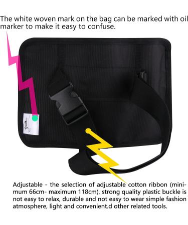 YOURUIMEI YR3KD-9D Black Massage Bottle Bag | Massage Therapist Holster | 3-Bottle Massage Oil Holder - Buy Online on GoSupps.com