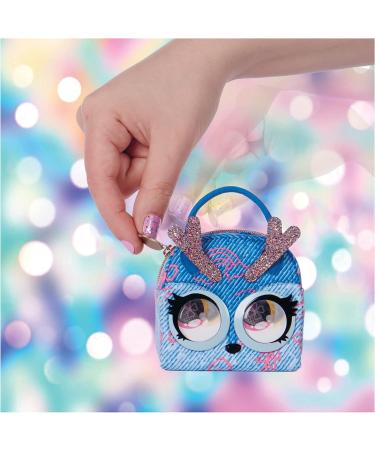 Purse Pets Micros Denim Deerie: Stylish Small Purse with Eye Roll Feature for Girls 5+ - Kids Toys - Buy Online on GoSupps.com