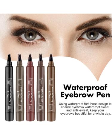 1 PCS Eyebrow Pencil Eyebrow Pen Waterproof Brow pen Microblading Eye Brow Pencils Long Lasting Natural Eyebrow Pen Reddish-brown 1 count (Pack of 1) 01 Reddish-brown - Buy Online on GoSupps.com