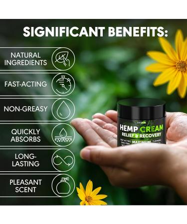 SWIZON Natural Hemp Cream for Muscles & Joints - 4 oz Soothing Muscle Relaxer with Arnica, MSM, Turmeric & Menthol - Hemp Oil Extract Gel for Discomfort Relief - Pack of 1 - Buy Online on GoSupps.com
