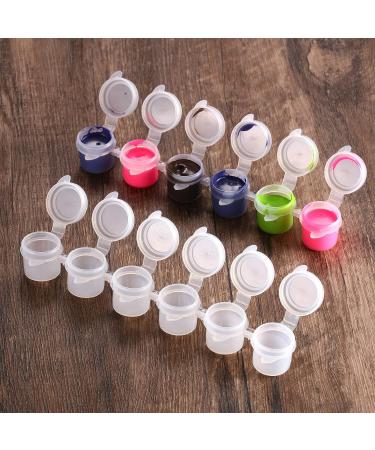 Outus 50 Strips Empty Paint Strips, Clear Storage Paint Cups - 300 Mini Painting Pots for Schools & Art Events (5ml / 0.18oz) - Buy Online on GoSupps.com