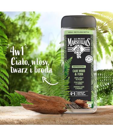  Le Petit Marseillais Marseillais Tree Cade Shower Gel 400 ml - Buy Online on GoSupps.com