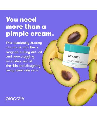 Proactiv Amazonian Clay Mask - Creamy Natural Cleansing Face Mask with Minerals, Vitamins, and Antioxidants - Moisturizing for Acne - 3 Fl Oz - Buy Online on GoSupps.com