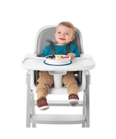 OXO Tot Stick & Stay Suction Divided Plate | Navy Blue | Best Child-Friendly Dinnerware for Easy Mealtime - Buy Online on GoSupps.com