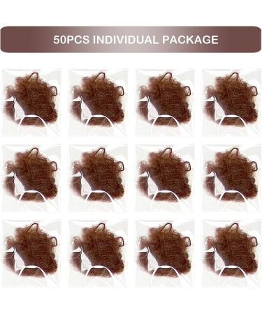 Invisible Hair Nets and U Shaped Hair Pins Set - 50 Elastic Edge Mesh Hair Nets and 10 Positioning U Shaped Hair Pins for Women Hair Bun (Brown) - Buy Online on GoSupps.com