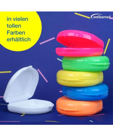 Wellsamed Orthodontic Splint Box Classic - Orange | Ideal Storage for Braces & Dental Splints - International Shipping - Buy Online on GoSupps.com