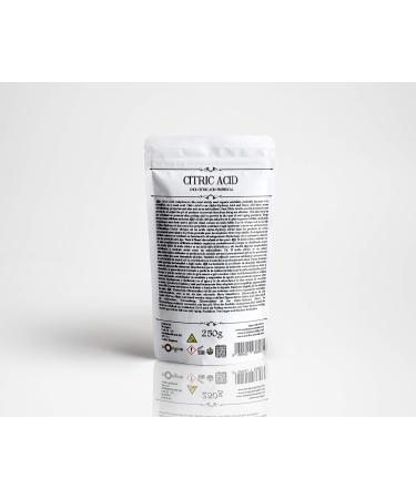 Mystic Moments | Citric Acid 250g Pure & Natural Vegan GMO Free - Buy Online on GoSupps.com