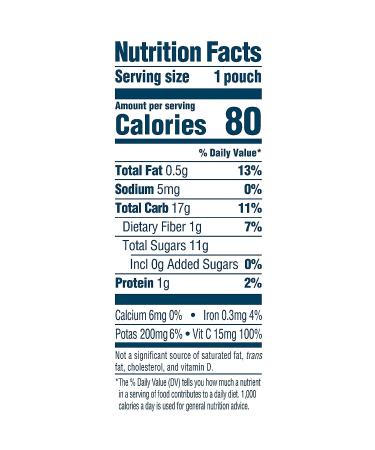 Gerber Organic Baby Food Pouches - WonderFoods Banana Red Berries Granola 3.5oz (Pack of 12) - Buy Online on GoSupps.com