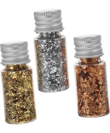 STOBOK 3 Sets Gold Foil Nail Flakes for Nail Decor Foil Flakes Nail Art Nails Flakes for Decor DIY Flakes for Nails Foil Flakes for Nail Decoration Nail Flakes for Nail Art Nail Foil - Buy Online on GoSupps.com