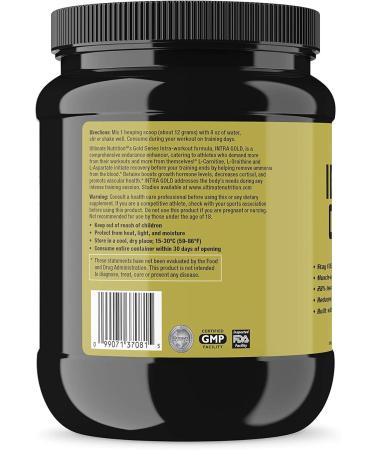 Ultimate Nutrition Intra Gold - Workout Energy Supplement with Electrolytes Carnitine & Ornithine | 30 Servings | Wild Strawberry Flavor - Buy Online on GoSupps.com