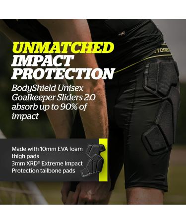Storelli Unisex Goalkeeper Shorts - BSGKSHORT L Black | Ultimate Comfort & Performance for Goalkeepers - Buy Online on GoSupps.com