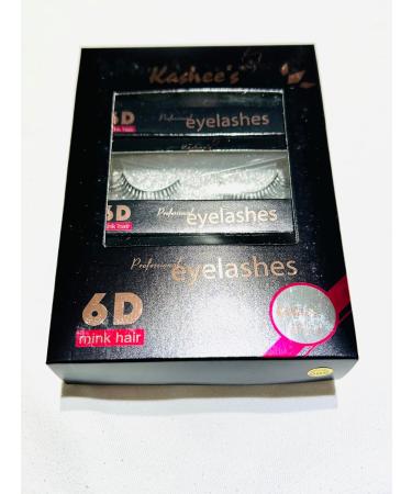 Kashee's Eyelashes - 6 Pairs with Adhesive Included | Premium Quality False Eyelashes for Stunning Looks - Buy Online on GoSupps.com