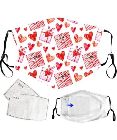 ZQP 1PC+2PCS Christmas Valentine's Day Face_Masks for Adult Resuable Washable Printed Couples Face Bandanas Bride Groom Fashion Letter Design Novelty Face_Cover for Adult Women Men - Buy Online on GoSupps.com
