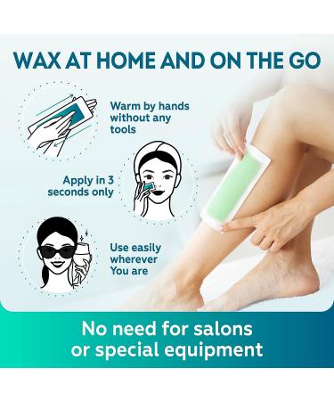 Wax Strips for Hair Removal - 80 Count Waxing Kit for Women & Men - Face, Body, Legs, Arms, Armpits, Bikini - Includes 48 Body Strips, 16 Face Strips, 16 Oil Wipes - Hair Remover Wax Kit (2 Pack) - Buy Online on GoSupps.com
