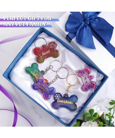 LET'S RESIN Pet Tag Silicone Molds - Bone Shape for Cat and Dog, with Key Rings - DIY Epoxy and UV Resin Keychain Crafts - Buy Online on GoSupps.com