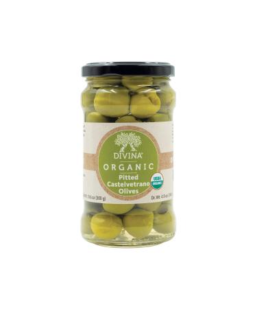 Divina Organic Castelvetrano Pitted Olives, 10.6 Ounce