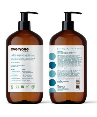 Everyone 3-in-1 Soap Body Wash Bubble Bath Shampoo 32 Ounce (Pack of 2) Pacific Eucalyptus & 3-in-1 Kids Soap Body Wash Bubble Bath Shampoo 32 Ounce (Pack of 2) - Buy Online on GoSupps.com
