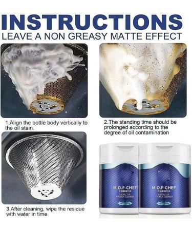 Mof Chef Cleaner Powder Mof Chef Cleaner Chano Mof Chef Cleaning Powder M.O.F Chef Cleaning Powder Heavy Oil Cleaner Powder Effectively Removes Oil Stains (2) - Buy Online on GoSupps.com