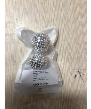Hedgehog Massage Ball Set - 2PCs 47mm Magnetic Acupressure Balls for Trigger Point & Foot Massage | International Shipping - Buy Online on GoSupps.com