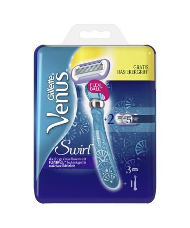Gillette Venus Swirl Women's Razor 3 Blades + Free Handle