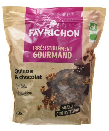 FAVRICHON - CRISPY MUESLI QUINOA CHOCOLATE 500G