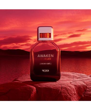 TUMI AWAKEN DISTILLED 08:00 GMT - Extrait De Parfum Fragrance for Men - Stimulating Cologne with Woody Notes - 3.4 oz - Buy Online on GoSupps.com