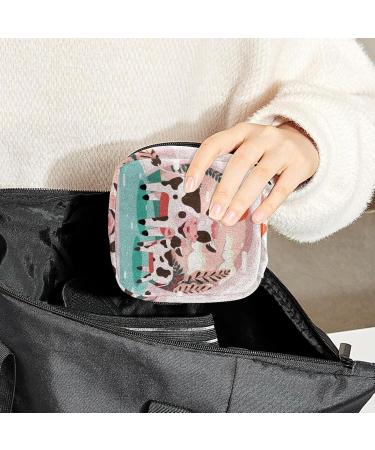 Buy Women's Bonds Storage Pockets Stillpad Keeper - Cow Pattern Portable Period Kit Bag | Feminine Product Bag for Girls - Buy Online on GoSupps.com