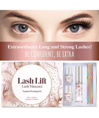 Lupure Lash Lift Kit with Mascara - Professional Quality Eyelash Perm Extensions for Salon | Semi-Permanent Curling Perming Wave - Buy Online on GoSupps.com