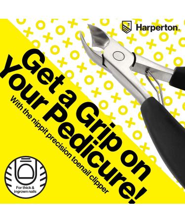 Harperton Podiatrist Toenail Clippers - Precision Nail Clipper for Thick or Ingrown Toenails - Buy Online on GoSupps.com