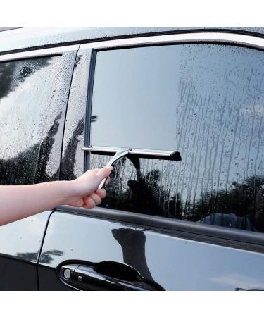 Freyry Shower Squeegee Stainless Steel Squeegee Shower Cleaner for Shower Doors Bathroom Window and Car Glass 12 Inches - Buy Online on GoSupps.com
