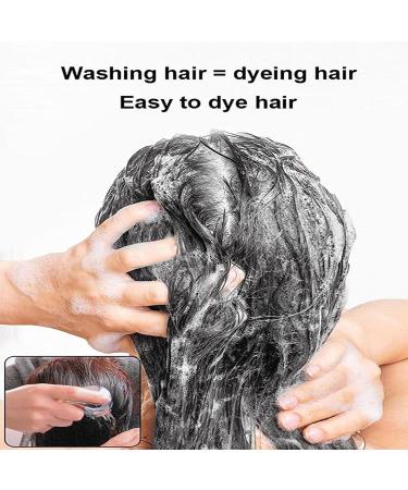 Pure Plant Extract Bubble Hair Dye Shampoo - Instant Gray Hair Coverage for Men & Women - Chestnut Brown - Buy Online on GoSupps.com