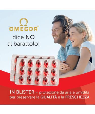  Omegor Omega 3 Krill OMEGOR - Pure Krill Oil with Astaxanthin Choline Omega-3 EPA and DHA High Bioavailability - No Backdrop - 60 - Buy Online on GoSupps.com