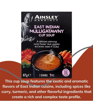 Ainsley Harriott Cup Soup bundle contains Broccoli & Stilton Szechuan Hot & Sour East Indian Mulligatawny Thai Chicken & Lemongrass Total of 12 Sachets Wooden Spoon - Buy Online on GoSupps.com