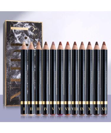  G n rique Eye Shadow Pencil Smudge Proof Eyeliner Set 12 Colour Glitter Makeup Waterproof Eye Pencil Long Lasting Cosmetic Smooth Application Professional Daily Use Unisex - Buy Online on GoSupps.com