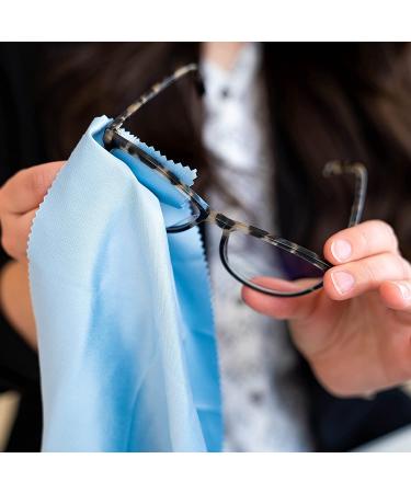 EliteTechGear Microfiber Cleaning Cloths (6 Pack) - Ideal for Eyeglasses, LCD Screens, Tablets - 5 Large 6x7inch & 1 Oversized 12x12inch - Buy Online on GoSupps.com