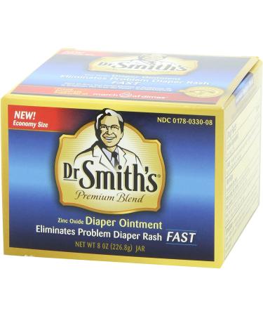 Dr. Smith's Quick Relief Diaper Rash Ointment - 8oz | Fast-Acting Formula - Buy Online on GoSupps.com