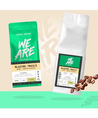 Coffee Ground for Cafetiere 227g Bag Blazing Trails Blend Ground Coffee Chocolate Nuts & Fruits Notes 100% Arabica Dark Roast Fresh Coffee Single Origin (We Are Coffee Co) Ground Cafetiere 227 g (Pack of 1) - Buy Online on GoSupps.com