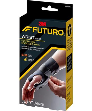 FUTURO Compression Stabilizing Wrist Brace S/M Right Hand - Small/Medium Size - Buy Online on GoSupps.com