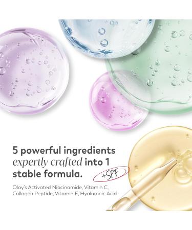 Olay Super Cream with Sunscreen SPF 30 Lightweight Face Moisturizer with Sun Protection 5-in-1 Skin Care Benefits (1.7 oz) & Trial Size Vitamin C Cleansing Melts Water-Activated Face Wash (12 ct) - Buy Online on GoSupps.com